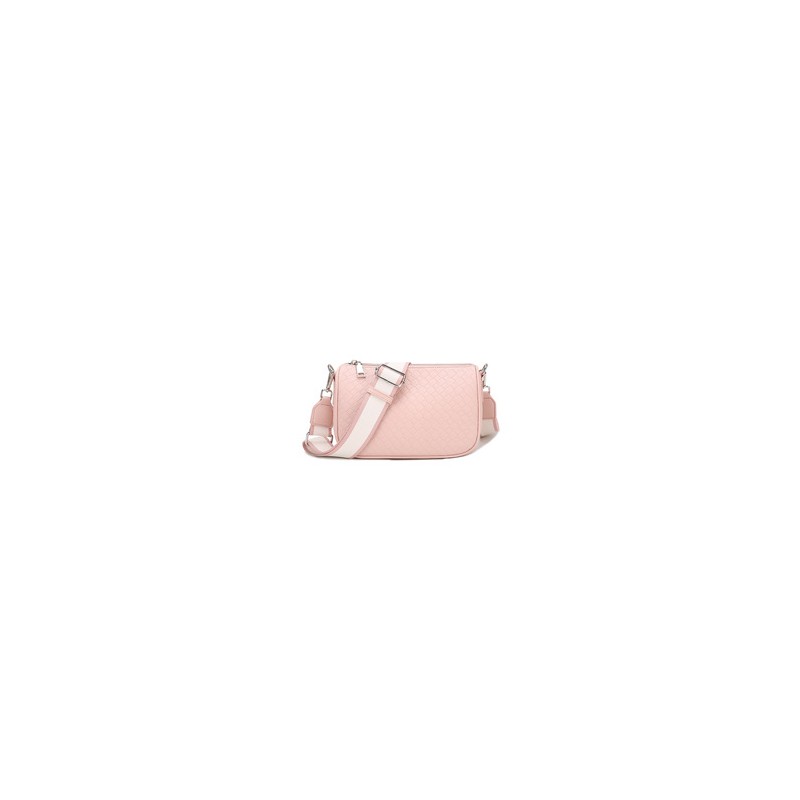 Large capacity wide strap shoulder bag