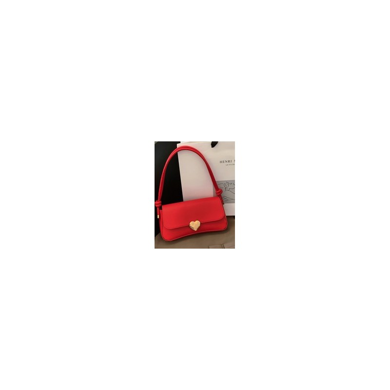 Solid color casual small square bag