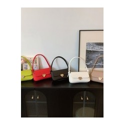 Solid color casual small square bag