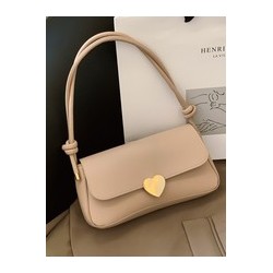 Solid color casual small square bag