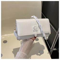 Solid color casual small square bag